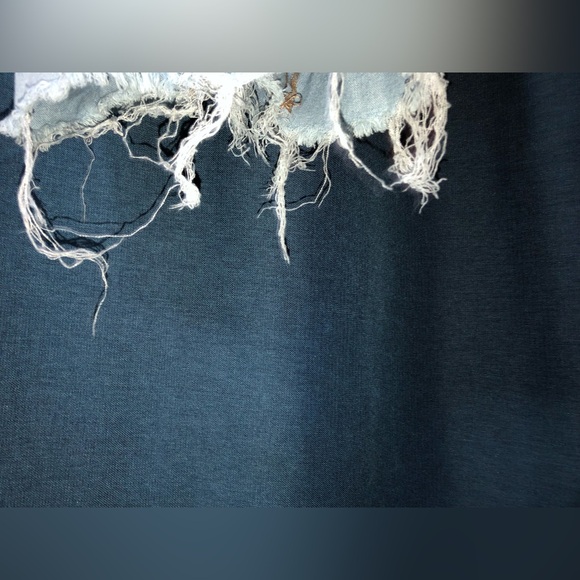 Target Wild Fable Womens Overalls Cut Off Dress Skirt Size XSmall Denim - Picture 9 of 17